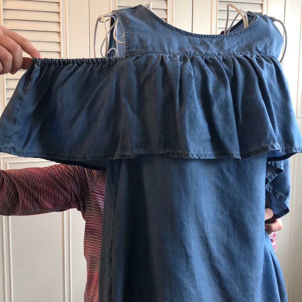 A Denim blouse